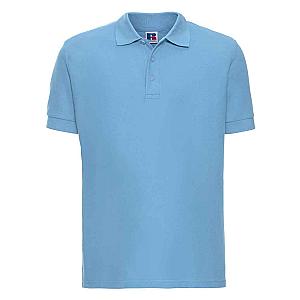 Russell Ultimate Cotton Piqué Polo Shirt - Sky Blue