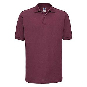 Russell Hardwearing Poly/Cotton Piqué Polo Shirt - Burgundy