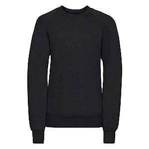 Russell Schoolgear Kids Raglan Sweatshirt - Black