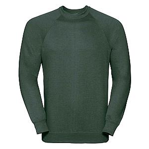 Russell Raglan Sweatshirt - Bottle Green