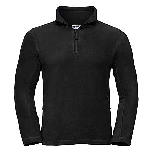 Russell Zip Neck Outdoor Fleece - Black