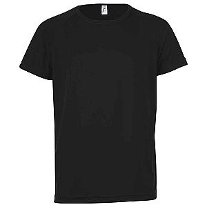 SOL'S Kids Sporty T-Shirt - Black