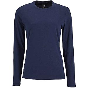 SOL'S Ladies Imperial Long Sleeve T-Shirt - French Navy