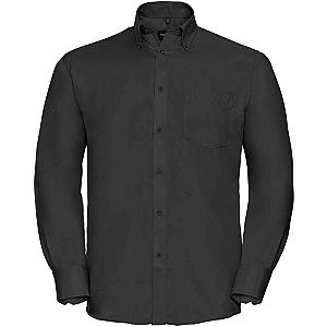Russell Collection Long Sleeve Ultimate Non-Iron Shirt - Black