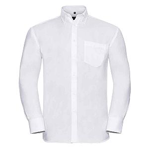 Russell Collection Long Sleeve Ultimate Non-Iron Shirt - White