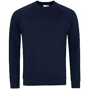 AWDis Academy Senior Raglan Sweatshirt - Navy