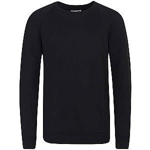 AWDis Academy Kids Raglan Sweatshirt - Black