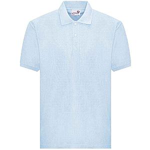 AWDis Academy Senior Piqué Polo Shirt - Sky Blue