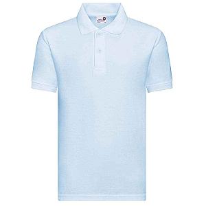 AWDis Academy Kids Piqué Polo Shirt - Sky Blue