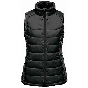 Stormtech Ladies Stavanger Thermal Bodywarmer - Black/Graphite Grey