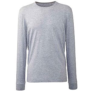 Anthem Organic Long Sleeve T-Shirt - Grey Marl