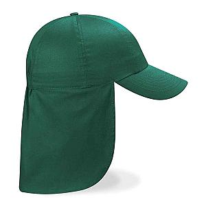 Beechfield Kids Legionnaire Style Cap - Bottle Green