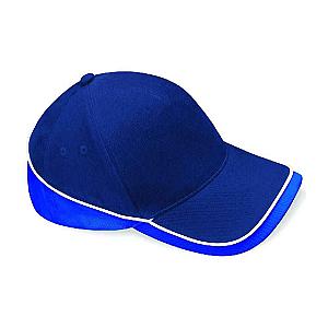 Beechfield Teamwear Competition Cap - French Navy/Bright Royal/White