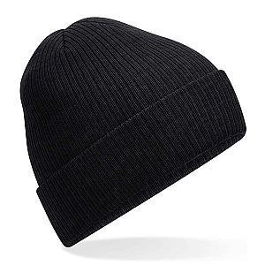 Beechfield Polylana® Ribbed Beanie - Black