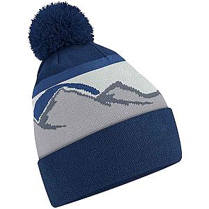 Beechfield Mountain Peaks Pom Pom Beanie - Rocky Peaks