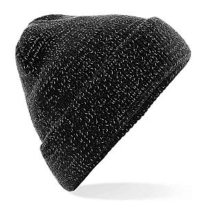 Beechfield Reflective Beanie - Black