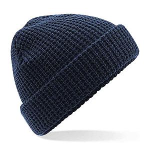 Beechfield Classic Waffle Knit Beanie - French Navy