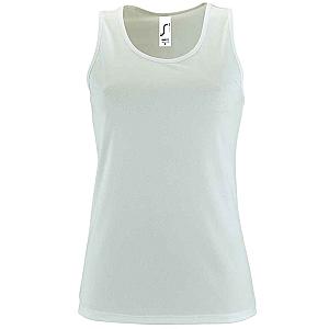 SOL'S Ladies Sporty Performance Tank Top - White
