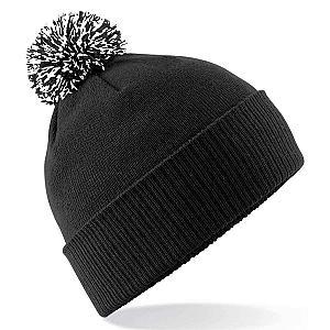 Beechfield Snowstar® Beanie - Black/White