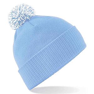 Beechfield Snowstar® Beanie - Sky Blue/White