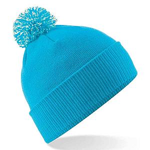 Beechfield Snowstar® Beanie - Surf Blue/Off White
