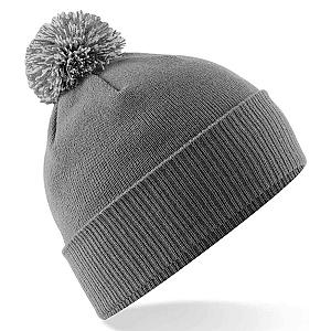 Beechfield Snowstar® Beanie - Graphite Grey/Light Grey