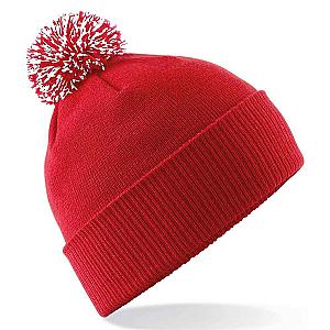 Beechfield Snowstar® Beanie - Classic Red/White
