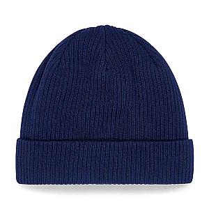 Beechfield Organic Cotton Beanie - Oxford Navy