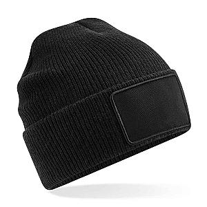 Beechfield Removable Patch Thinsulate™ Beanie - Black