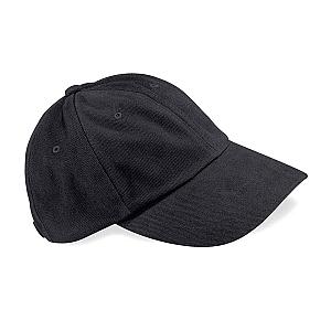 Beechfield Heavy Brushed Low Profile Cap - Black