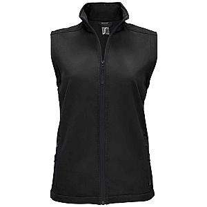 SOL'S Ladies Race Soft Shell Bodywarmer - Black
