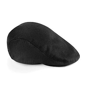Beechfield Vintage Flat Cap - Black