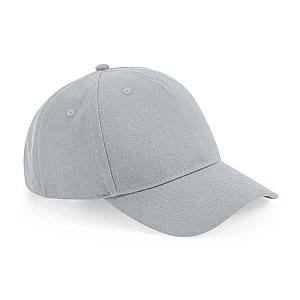 Beechfield Organic Cotton 5 Panel Cap - Light Grey