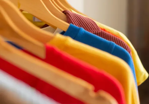 Clothing rail graphic